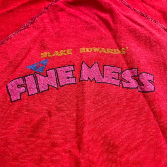 Vintage 80’s A Fine Mess red promo sweatshirt - Picture 8 of 8